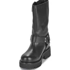 Tommy Jeans - TJW URBAN BIKER BOOT LEATHER< Bottines / Boots