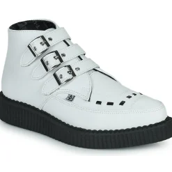 TUK - POINTED CREEPER 3 BUCKLE BOOT Blanc