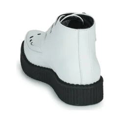 TUK - POINTED CREEPER 3 BUCKLE BOOT Blanc