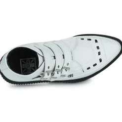TUK - POINTED CREEPER 3 BUCKLE BOOT Blanc