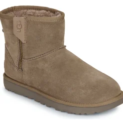 UGG - CLASSIC MINI BAILEY ZIP Taupe Outlet