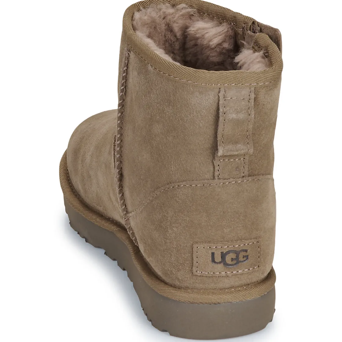 UGG - CLASSIC MINI BAILEY ZIP Taupe Outlet