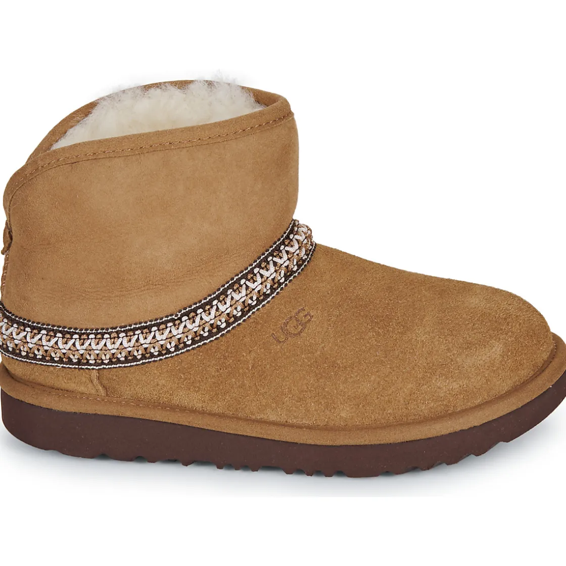 UGG - CLASSIC MINI CRESCENT< Pantoufles / Chaussons