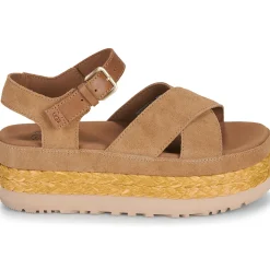 UGG - W AUBREY ANKLE STRAP Cognac