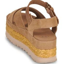UGG - W AUBREY ANKLE STRAP Cognac