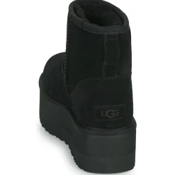 UGG - W CLASSIC MINI PLATFORM Noir Hot