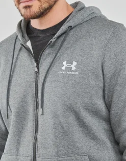 Under Armour - UA ESSENTIAL FLEECE FZ HOOD Gris Clearance