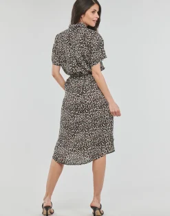 Vero Moda - VMBUMPY SS CALF SHIRT DRESS NOOS< Robes