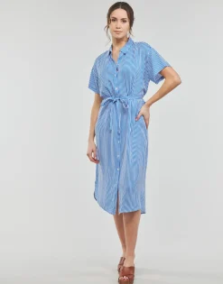 Vero Moda - VMBUMPY SS CALF SHIRT DRESS NOOS< Robes