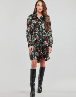 Vero Moda Robes^- VMCANA L/S ABK SHIRT DRESS WVN BTQ