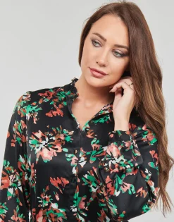 Vero Moda Robes^- VMCANA L/S ABK SHIRT DRESS WVN BTQ