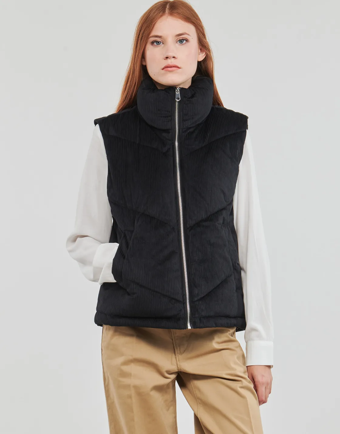 Vero Moda - VMDEBBIESOFIA CORDUROY WAISTCOAT< Manteaux