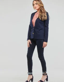 Vero Moda - VMEVA LS SLIM BLAZER W. GOLD BUTTON  GA Marine Clearance