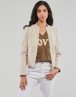 Vero Moda - VMFAVODONA COATED JACKET NOOS Beige Online