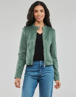 Vero Moda - VMJOSE MARI SHORT FAUX SUEDE JACKET BOOS Vert New