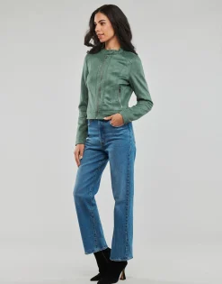 Vero Moda - VMJOSE MARI SHORT FAUX SUEDE JACKET BOOS Vert New