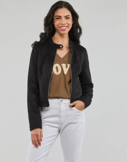 Vero Moda Vestes^- VMJOSE MARI SHORT FAUX SUEDE JACKET BOOS