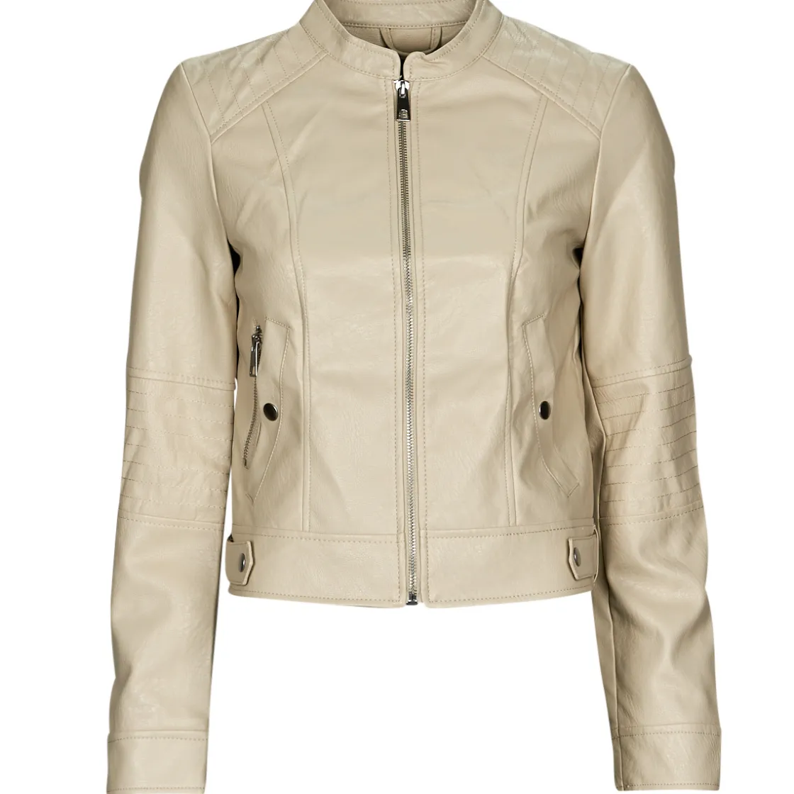 Vero Moda - VMLOVE LAVINE SHORT COATED JACKET Beige Hot