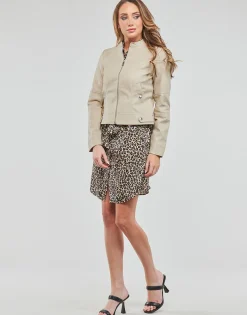 Vero Moda - VMLOVE LAVINE SHORT COATED JACKET Beige Hot