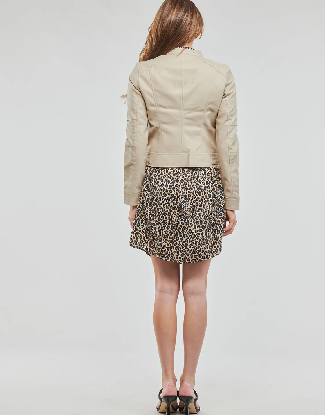 Vero Moda - VMLOVE LAVINE SHORT COATED JACKET Beige Hot