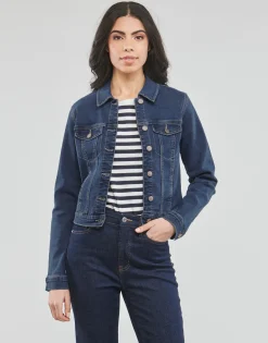 Vero Moda - VMLUNA LS SLIM DNM JACKET MIX GA NOOS Bleu New