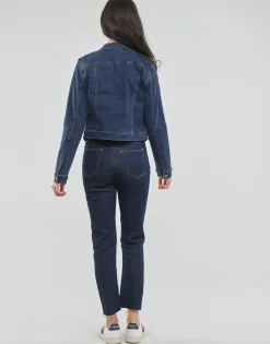 Vero Moda - VMLUNA LS SLIM DNM JACKET MIX GA NOOS Bleu New