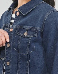 Vero Moda - VMLUNA LS SLIM DNM JACKET MIX GA NOOS Bleu New