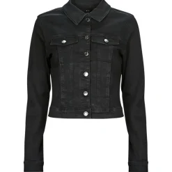 Vero Moda - VMLUNA LS SLIM DNM JACKET MIX GA NOOS Noir Sale