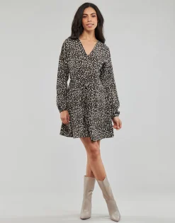 Vero Moda - VMNAJA LS SHORT DRESS WVN GA NOOS Beige Outlet