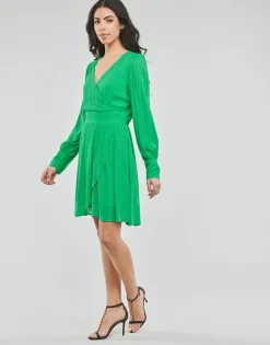Vero Moda - VMPOLLIANA LS SHORT DRESS WVN< Robes