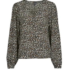 Vero Moda - VNMNAJA LS V NECK PLEAT SHIRT< Tops / Blouses