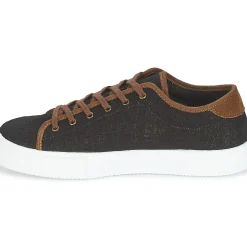 Victoria Baskets Mode^- BASKET LINO DETALLE MARRON