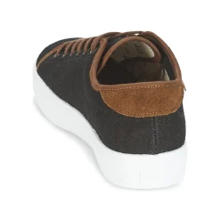 Victoria Baskets Mode^- BASKET LINO DETALLE MARRON