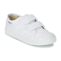 Victoria - BLUCHER LONA DOS VELCROS Blanc Outlet