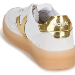 Victoria - SEUL EFECTO PIEL & SERRAJE LOGO METAL< Baskets Mode