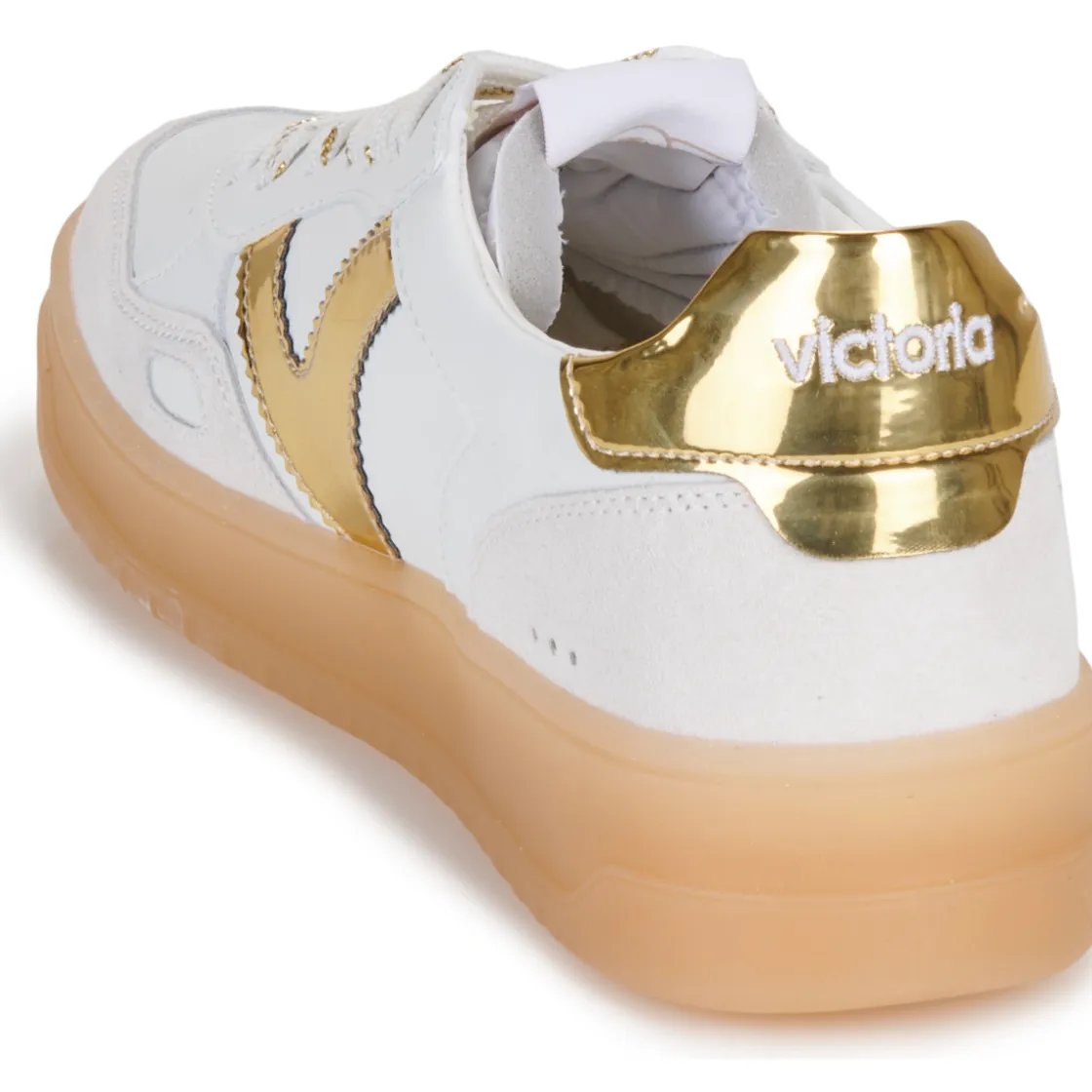 Victoria - SEUL EFECTO PIEL & SERRAJE LOGO METAL< Baskets Mode