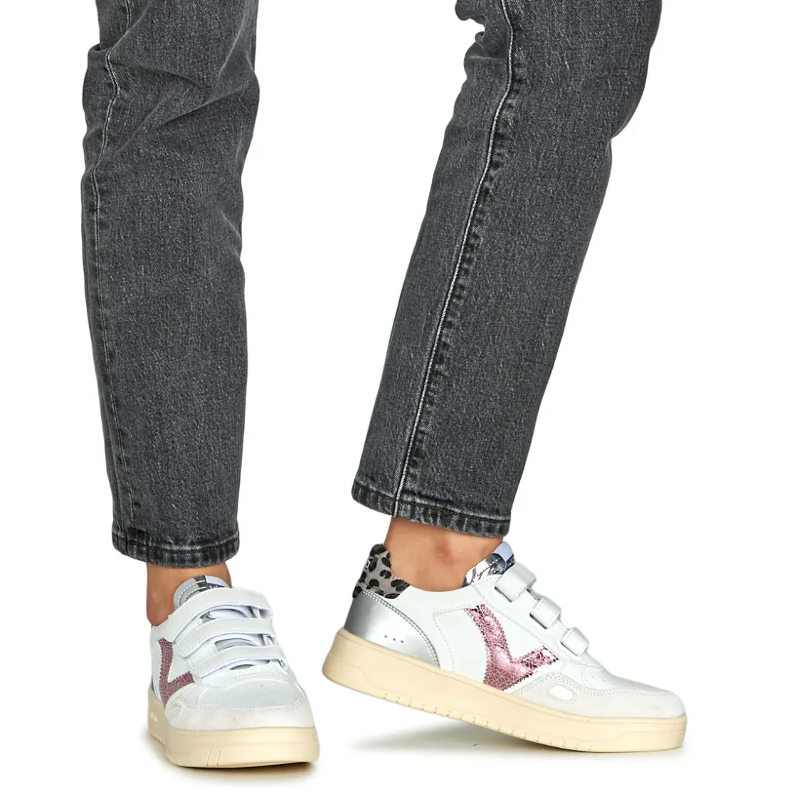 Victoria - SEUL TIRAS EFECTO PIEL & ANIMAL PRINT< Baskets Mode