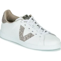 Victoria Baskets Mode^- TENIS PIEL GLITTER