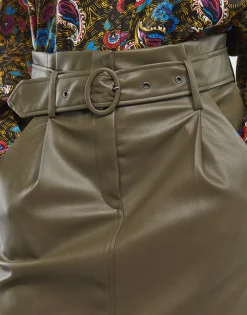 Vila - VICHOOSY HW COATED SKIRT< Jupes