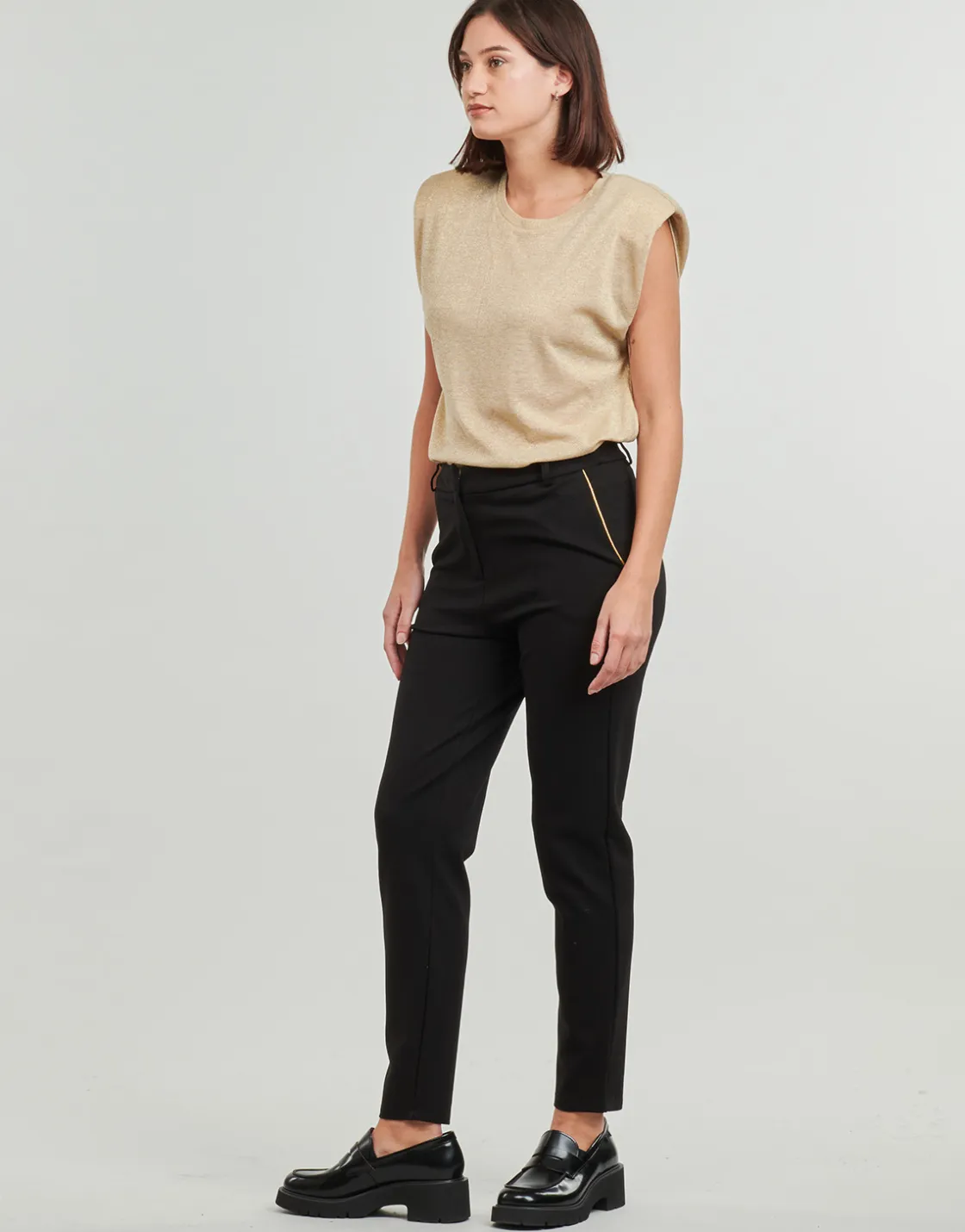 Vila - VICLASS PIPING< Pantalons