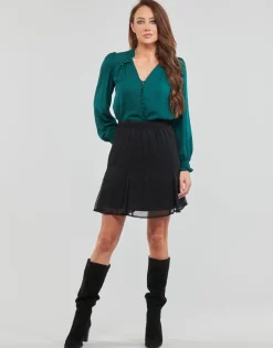 Vila - VIFALIA HW SKIRT/SU Noir Online