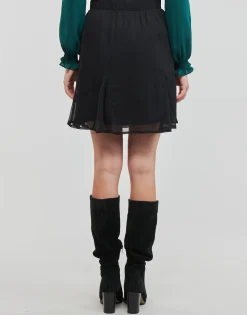 Vila - VIFALIA HW SKIRT/SU Noir Online