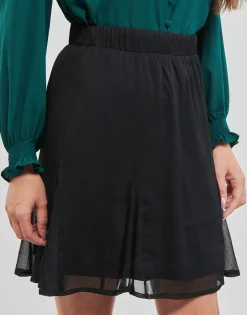 Vila - VIFALIA HW SKIRT/SU Noir Online