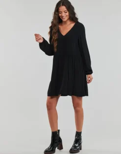 Vila - VIFINI L/S SHORT DRESS< Robes