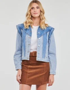 Vila Vestes^- VIMALUSA L/S 2IN1 DENIM