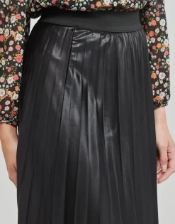 Vila - VINITBAN SKIRT/SU Noir Outlet