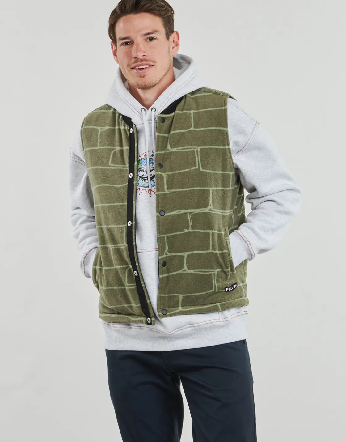 Volcom - BOWERED VEST Noir Online