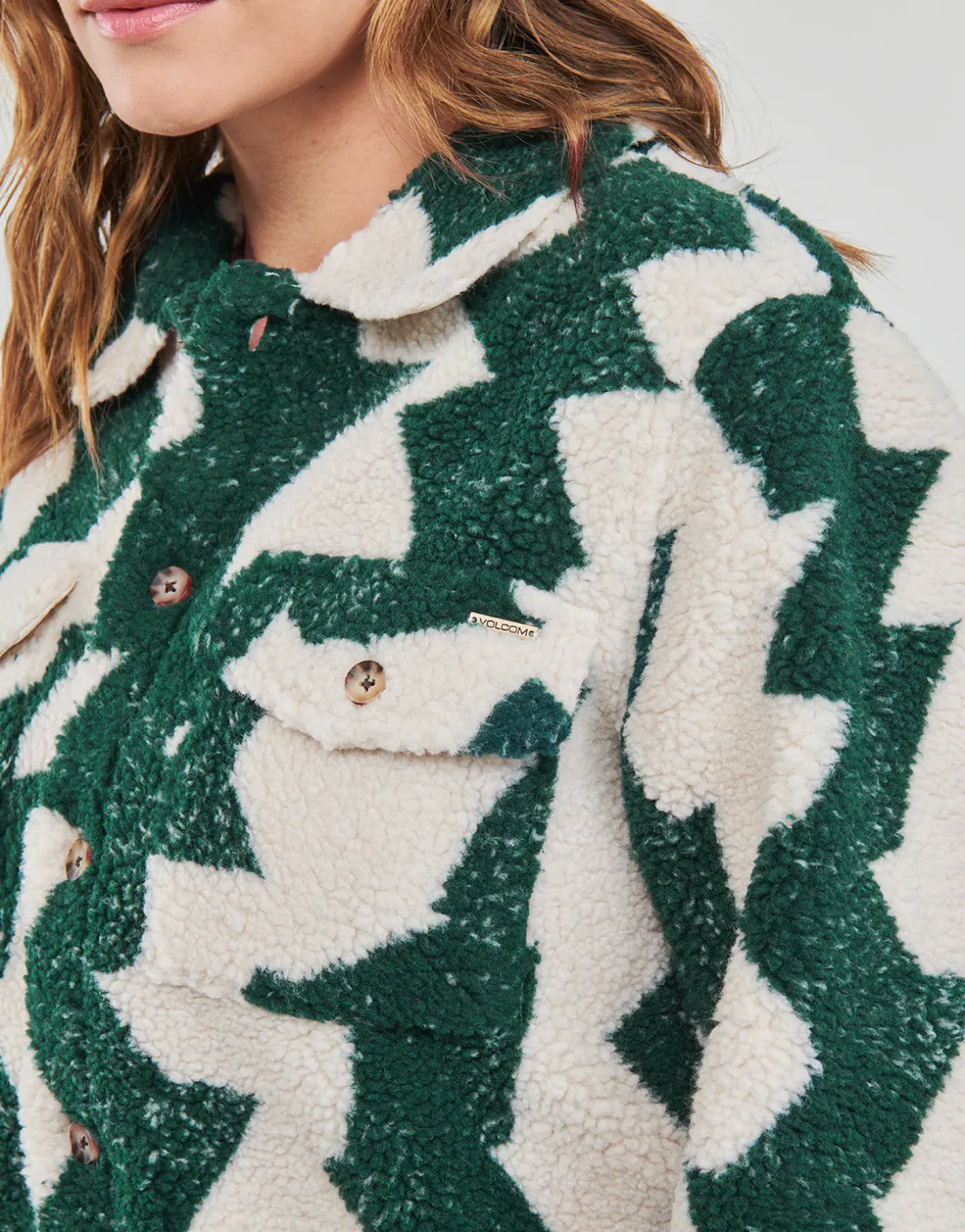 Volcom Vestes^- SILENT SHERPA JACKET