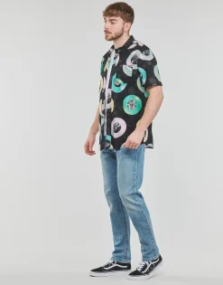 Volcom - V ENT LP WOVEN SS Noir Outlet