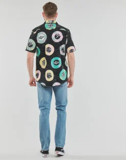 Volcom - V ENT LP WOVEN SS Noir Outlet